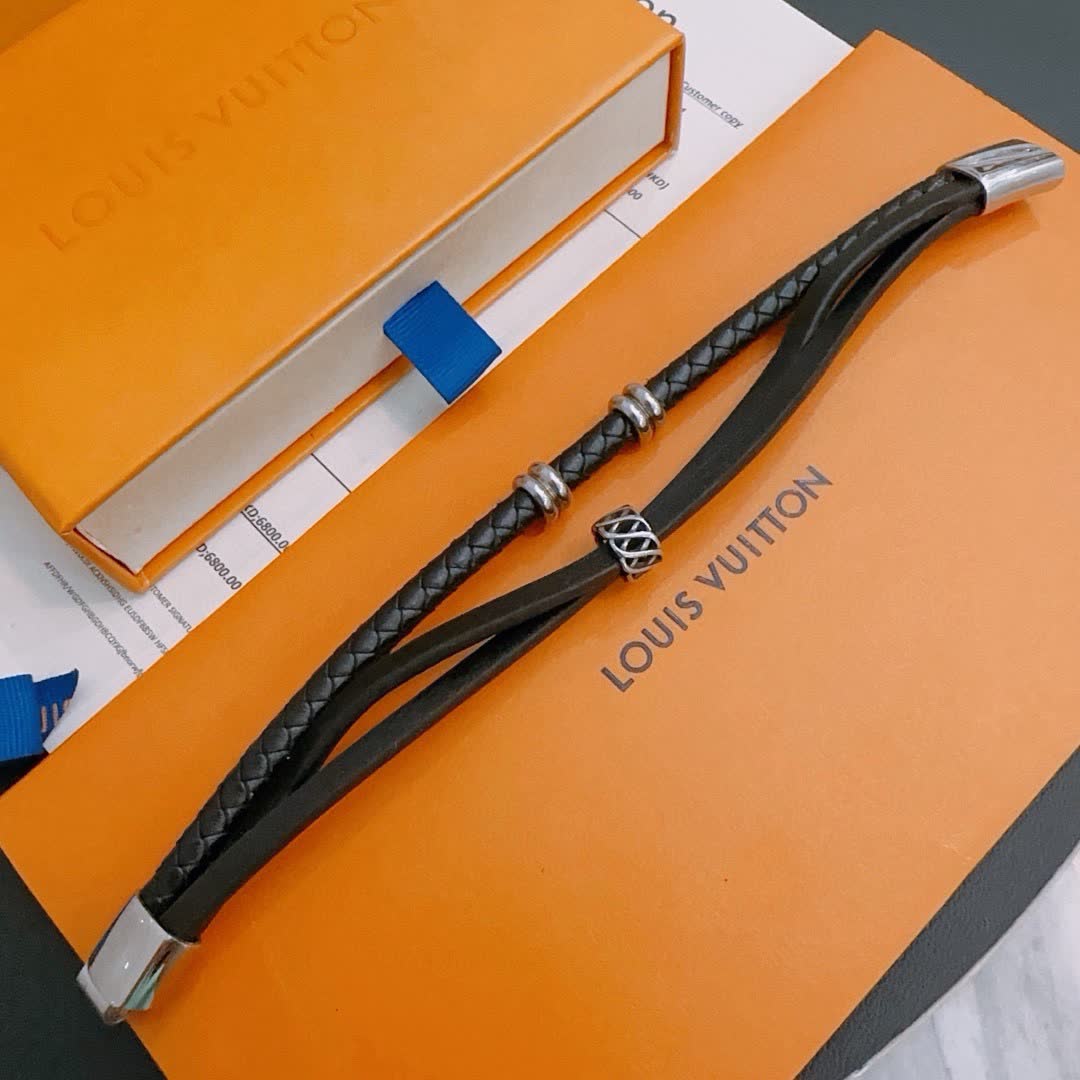 Louis Vuitton Leather Bracelet